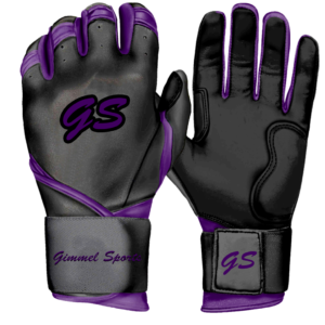 GUANTES DE BATEO GS-PRO / NEGRO-VIOLETA