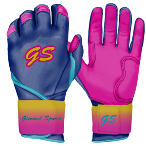 GUANTES DE BATEO GS-PRO / AZUL-ROSA