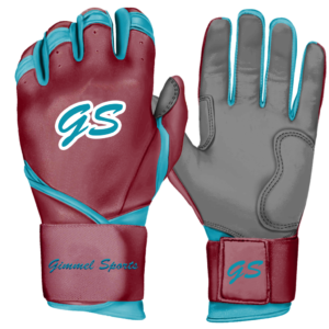 GUANTES DE BATEO GS-PRO / VINO-CELESTE