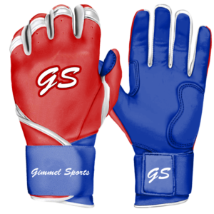 GUANTES DE BATEO GS-PRO / ROJO-AZUL-BLANCO
